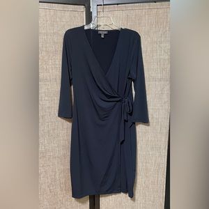 The Limited Dark Navy Wrap Dress